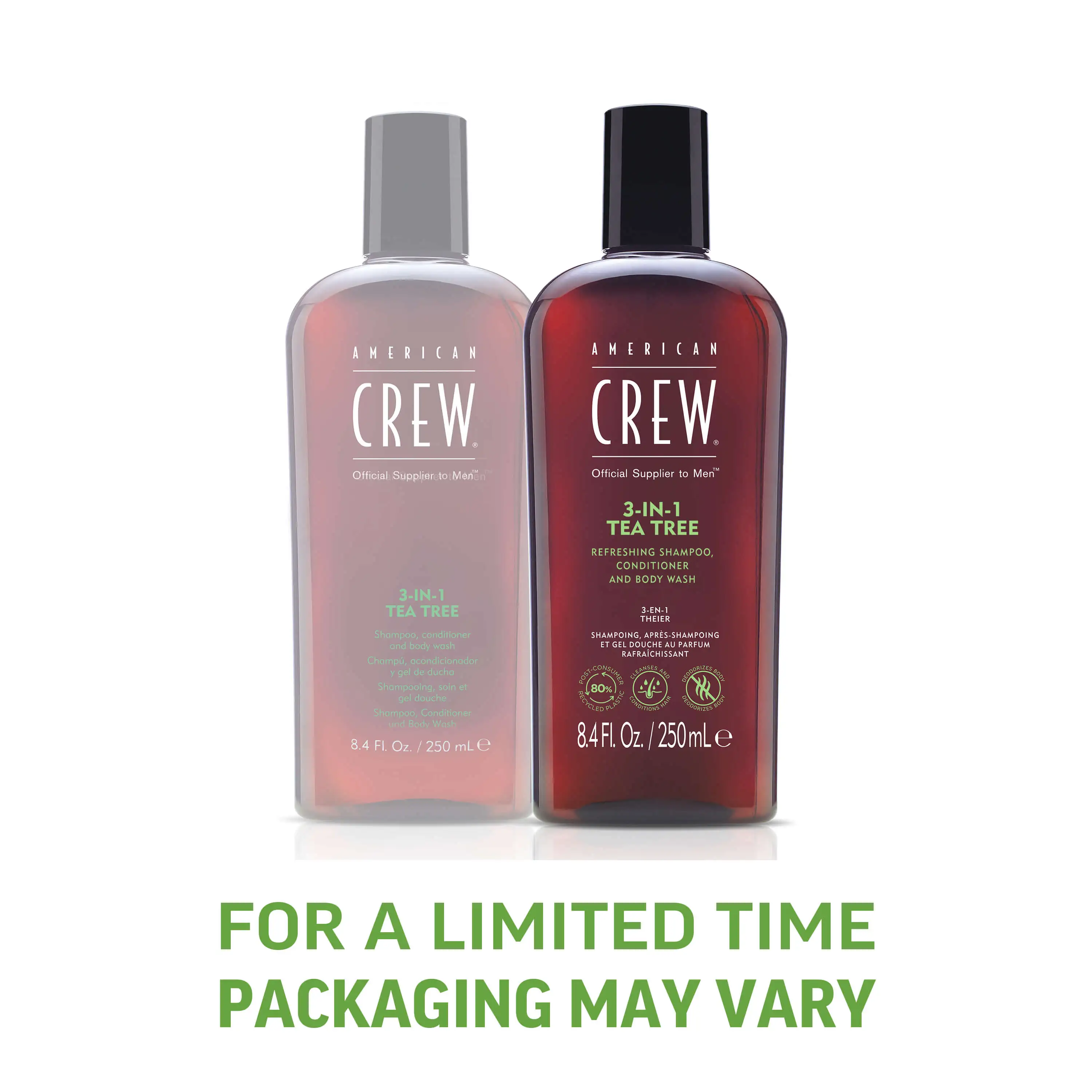 3-IN-1 TEA TREE SHAMPOO, CONDITIONER & BODY WASH FOR MEN - Image 4