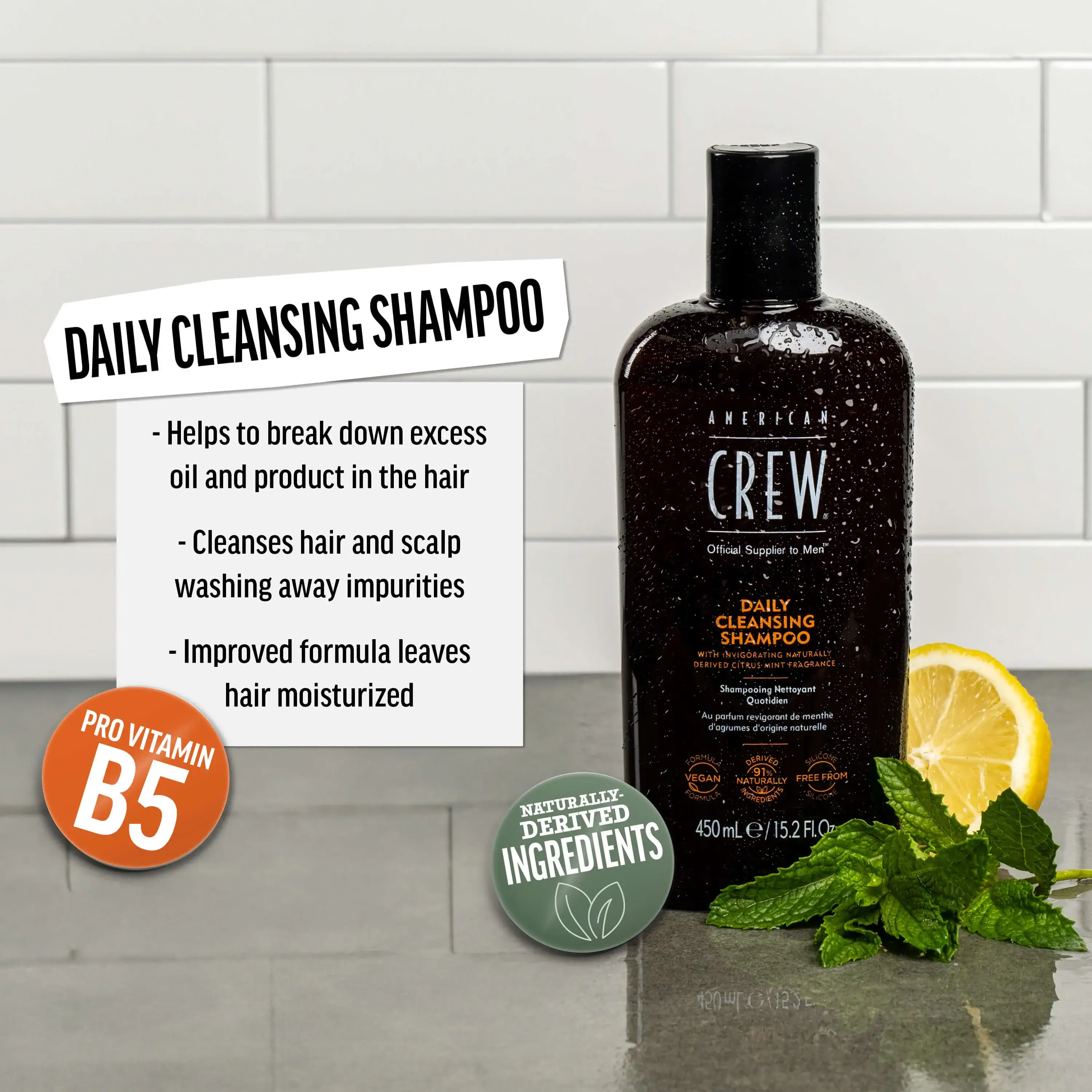 DAILY CLEANSING SHAMPOO FOR MEN - Image 4