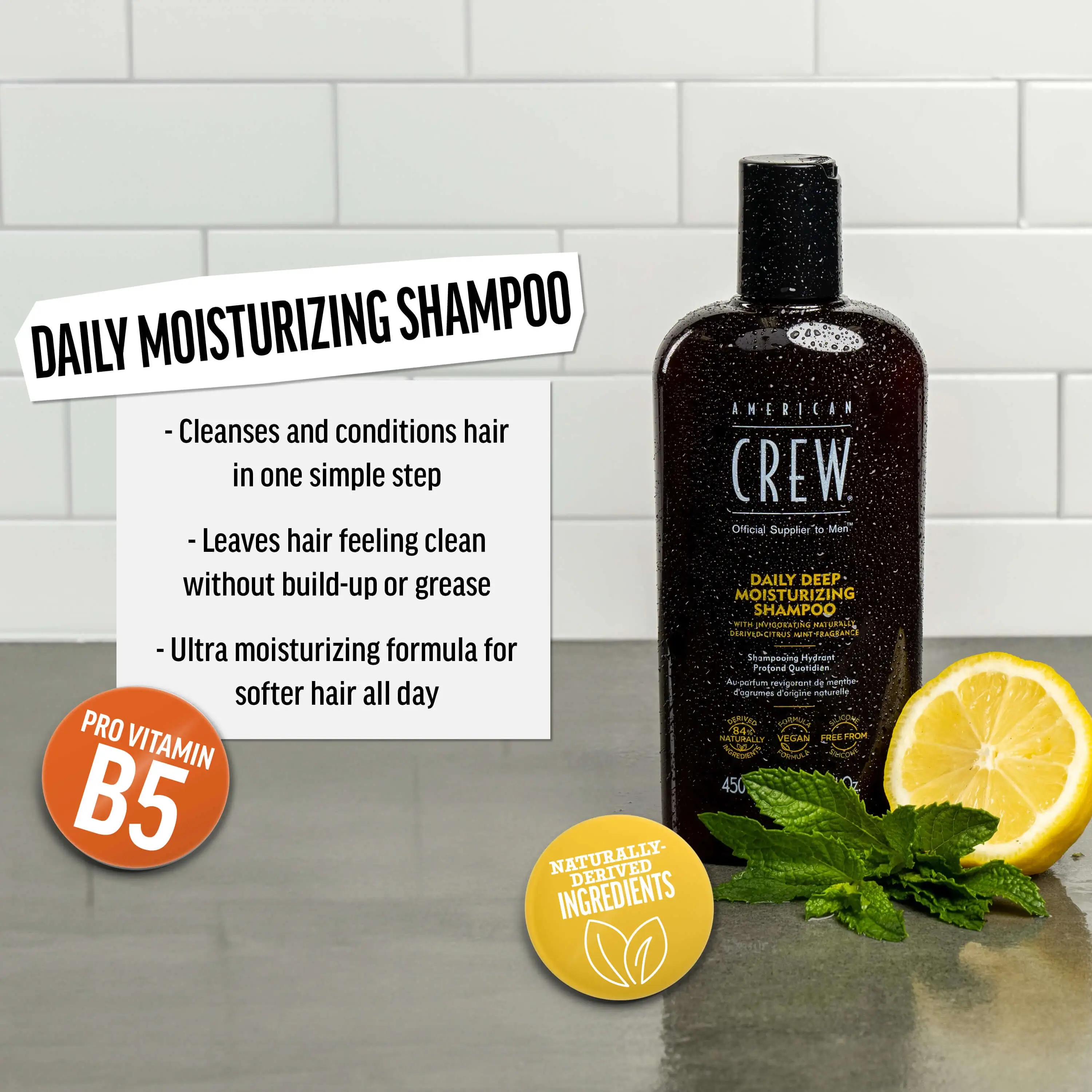 DAILY DEEP MOISTURIZING SHAMPOO FOR MEN - Image 4