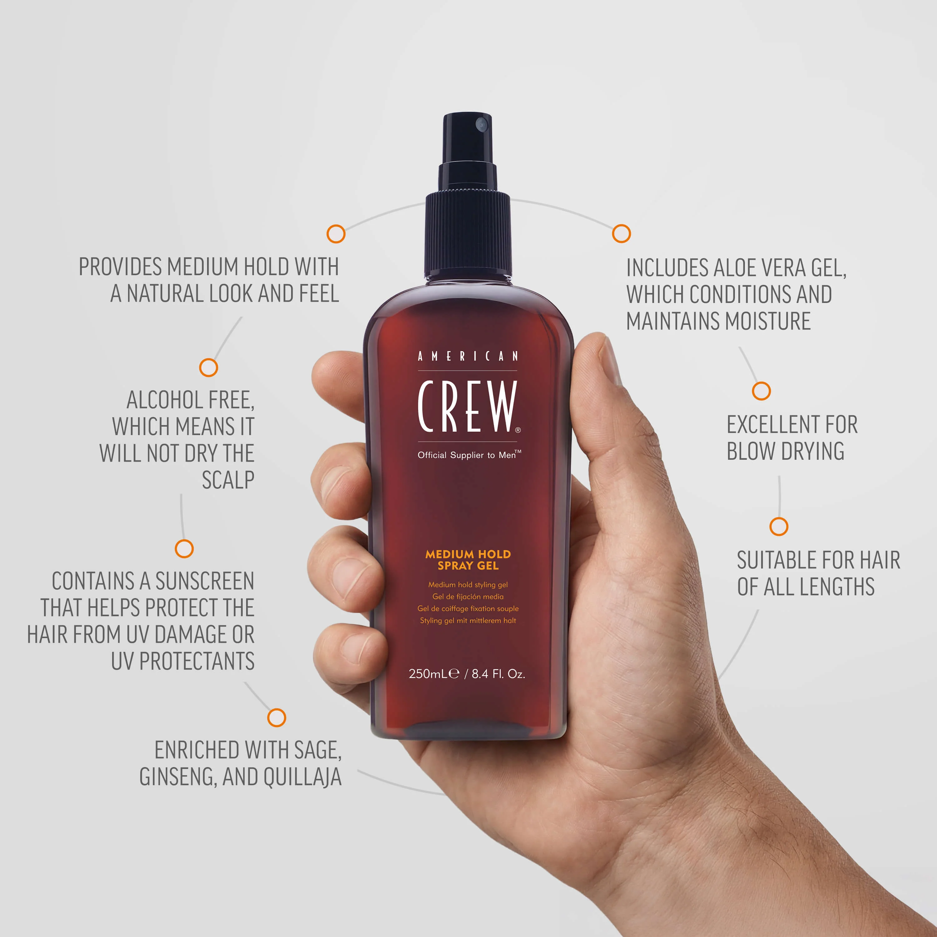 MEDIUM HOLD SPRAY GEL - Image 5