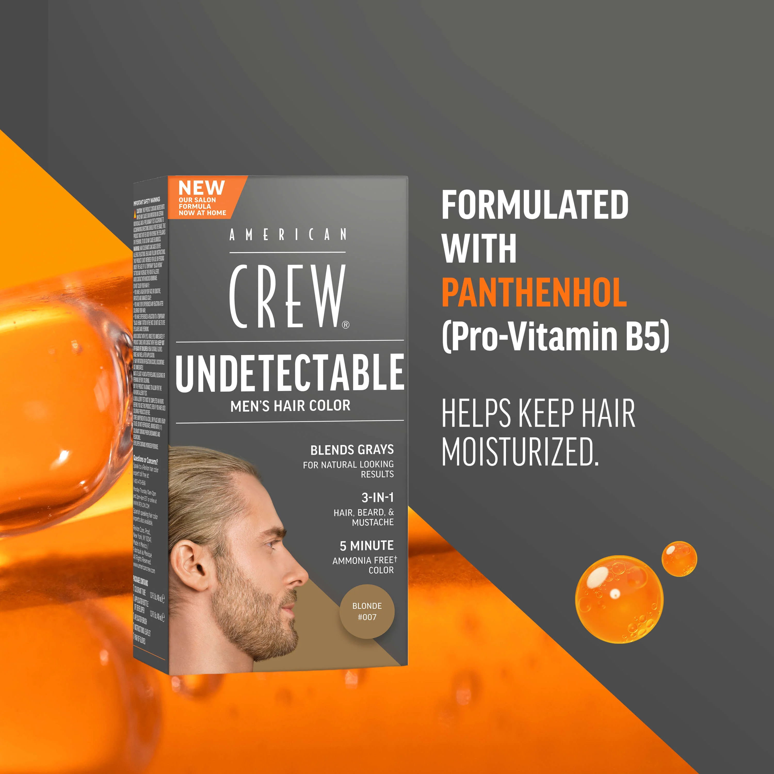 Undetectable Hair Color for Men Blonde #007 - Image 3