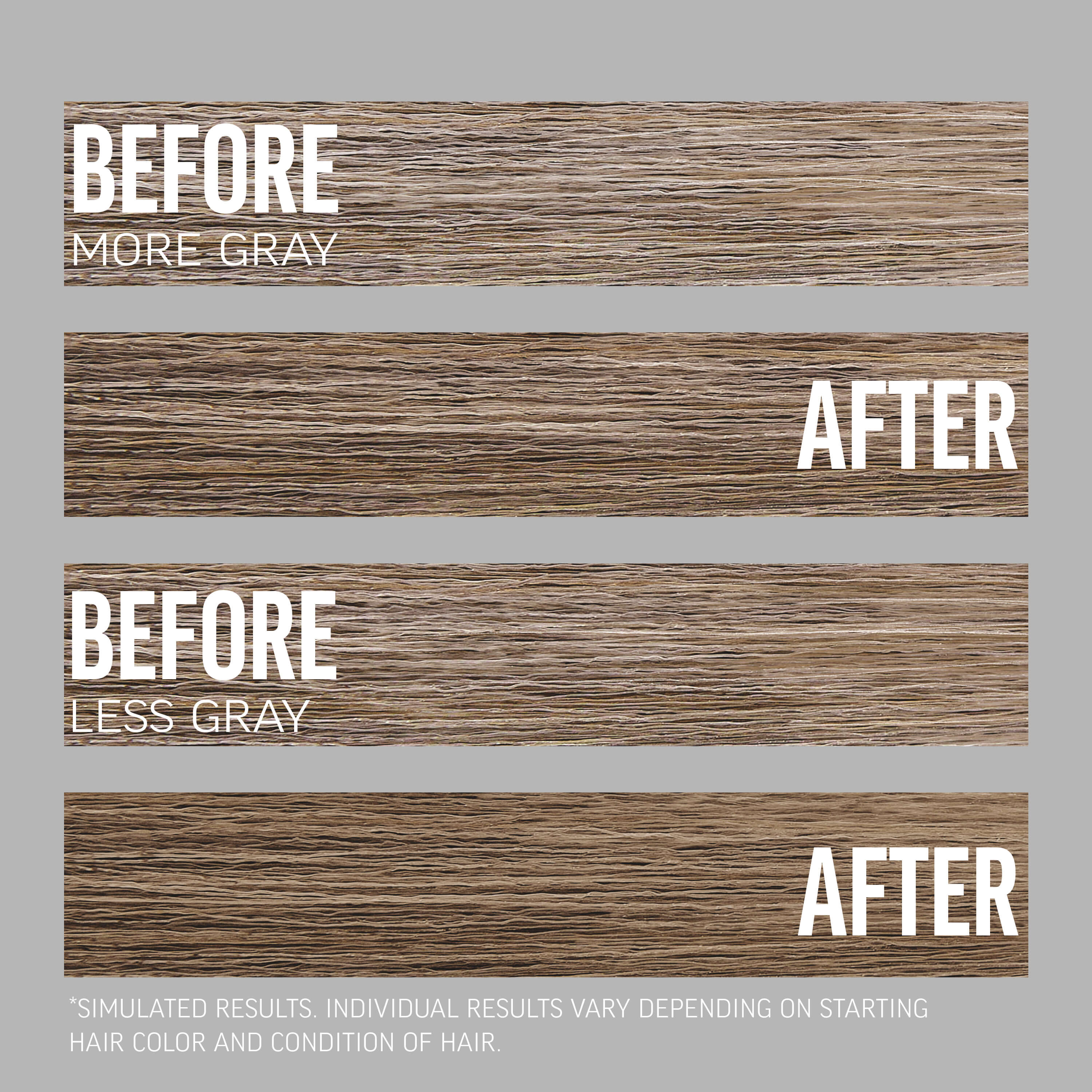 Undetectable Hair Color for Men Light Medium Brown #005 - Image 4