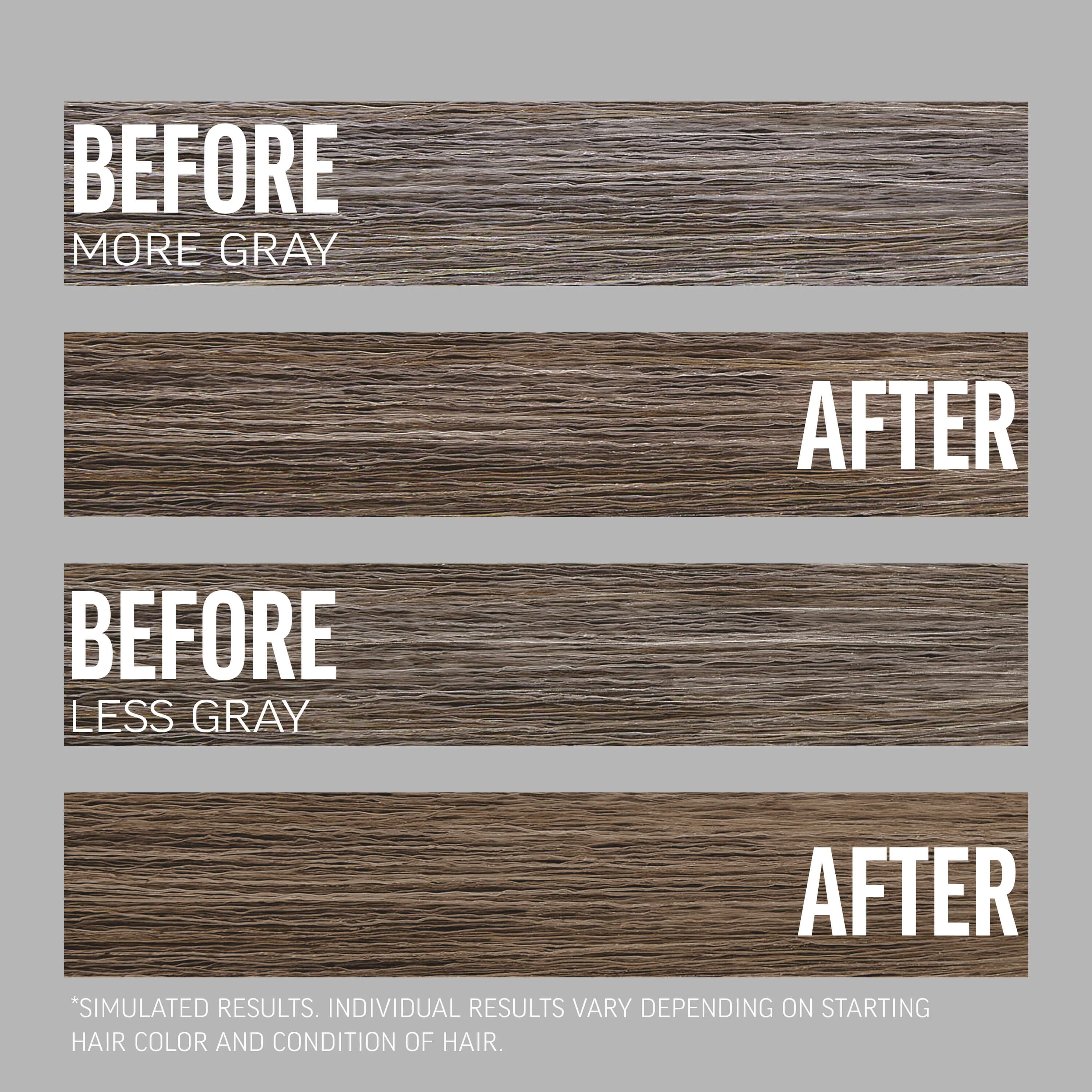 Undetectable Hair Color for Men Medium Brown #004 - Image 4